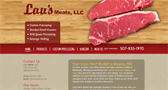 Desktop Screenshot of lausmeatmarket.com